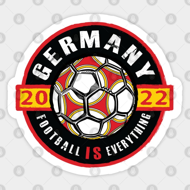 Football Is Everything - Germany 2022 Vintage Sticker by FOOTBALL IS EVERYTHING